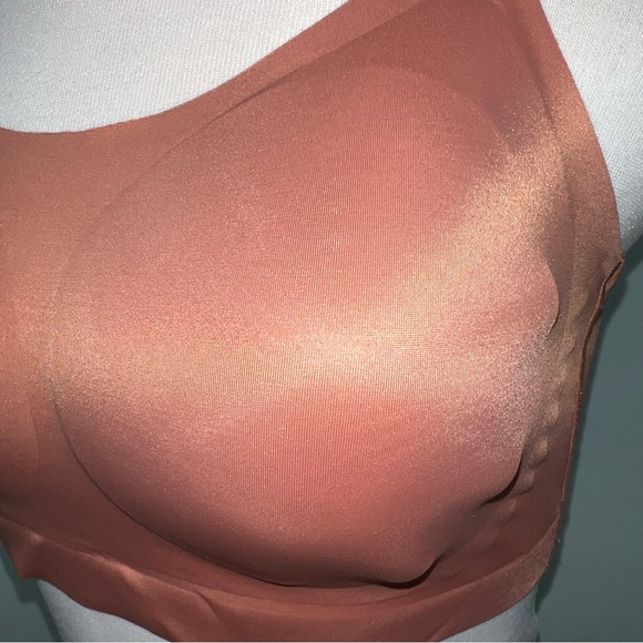 Soma Embrace Luxe Adjustable Bralette Rust Brown / Copper Women’s Size Medium - Picture 4 of 7